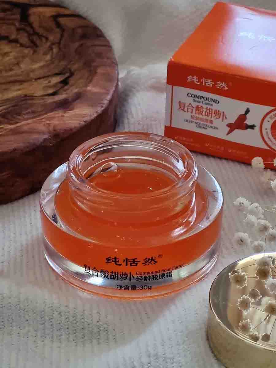 ژلکرم مایع کلاژن و هویج