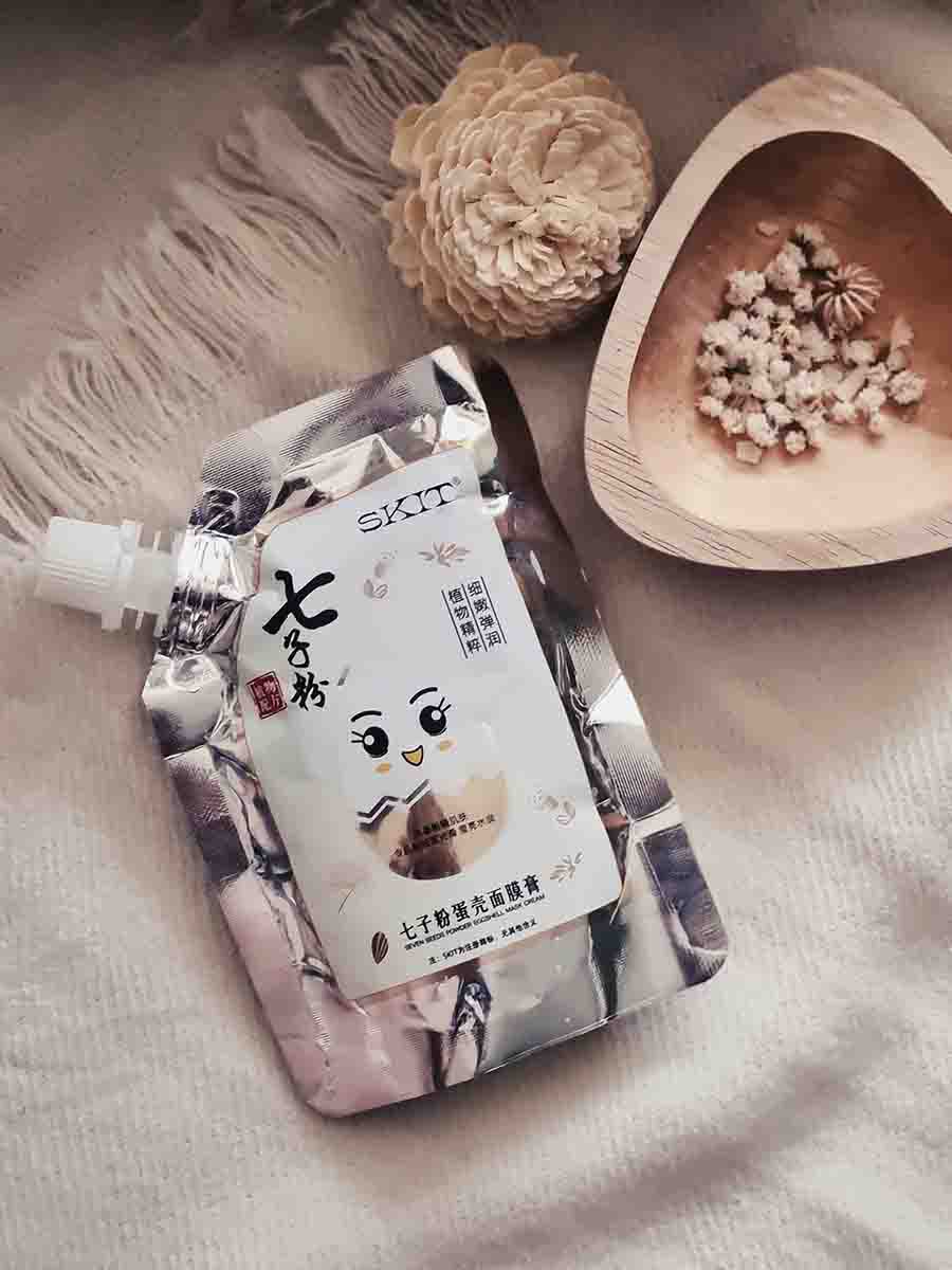 ماسک پودر پوسته تخم مرغ
